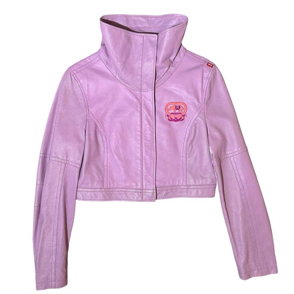 Eckored(Leather) Cropped Jacket - image 2